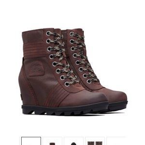 Sorel Women’s Lexie Wedge Boot #NL3046-908 Maroon